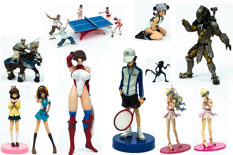 Japenese Plastic Anime Action Figure PVC Material