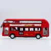  Double-decker Bus Alloy Mini Model Car Toys Sightseeing Bus Vehicles Urban Transport VehiclesGift For Kids