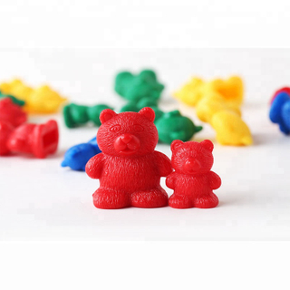 Toy Children Education Puzzle Toy Plastic Color Sorting Bears Toys 
