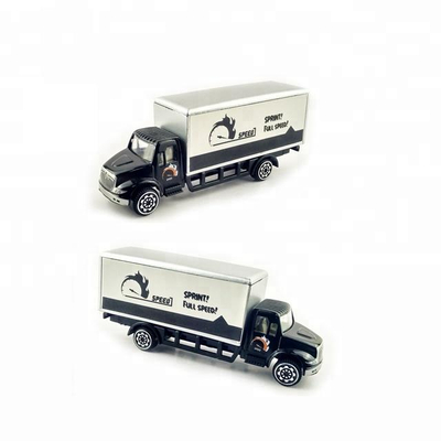 Cargo Miniature Container Truck Metal Toy Cars for Children Gift Toy Customized Design