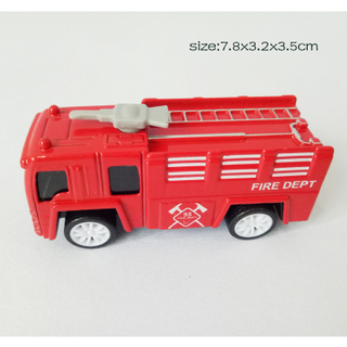 1:60 Scale Metal Truck Fire Engine 4 Models Mix Packing