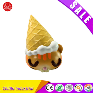 Customized Eco-Friendly Miniature Cute Cartoon Figures Ice Cream Cat Figure Decoraction
