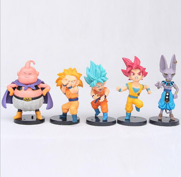Most Popular Japaneses Style PVC Plastic Anime Action Figure Collection Toys Vinyl Dragon Ball Z Action Figures Whith High Details