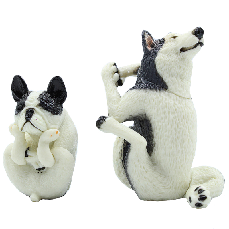 Hot Sale Custom PVC Animal Baby Yoga Dog Action Figure