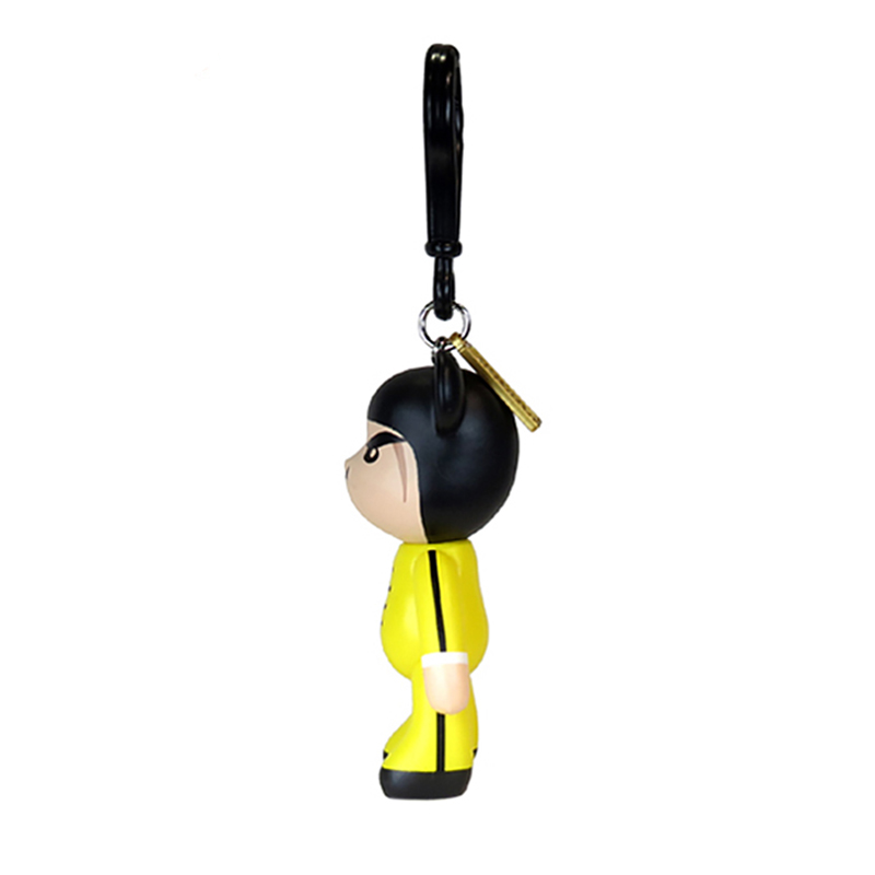Kung Fu Chinese Super Anime Mini Action Figure PVC Plastic Keychain