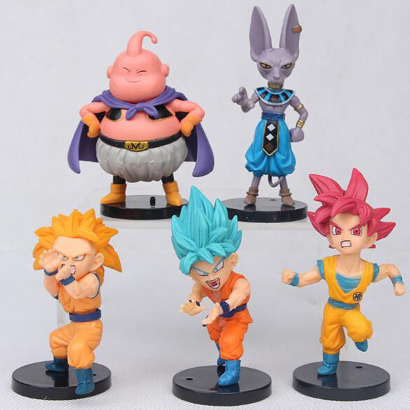 Most Popular Japaneses Style PVC Plastic Anime Action Figure Collection Toys Vinyl Dragon Ball Z Action Figures Whith High Details