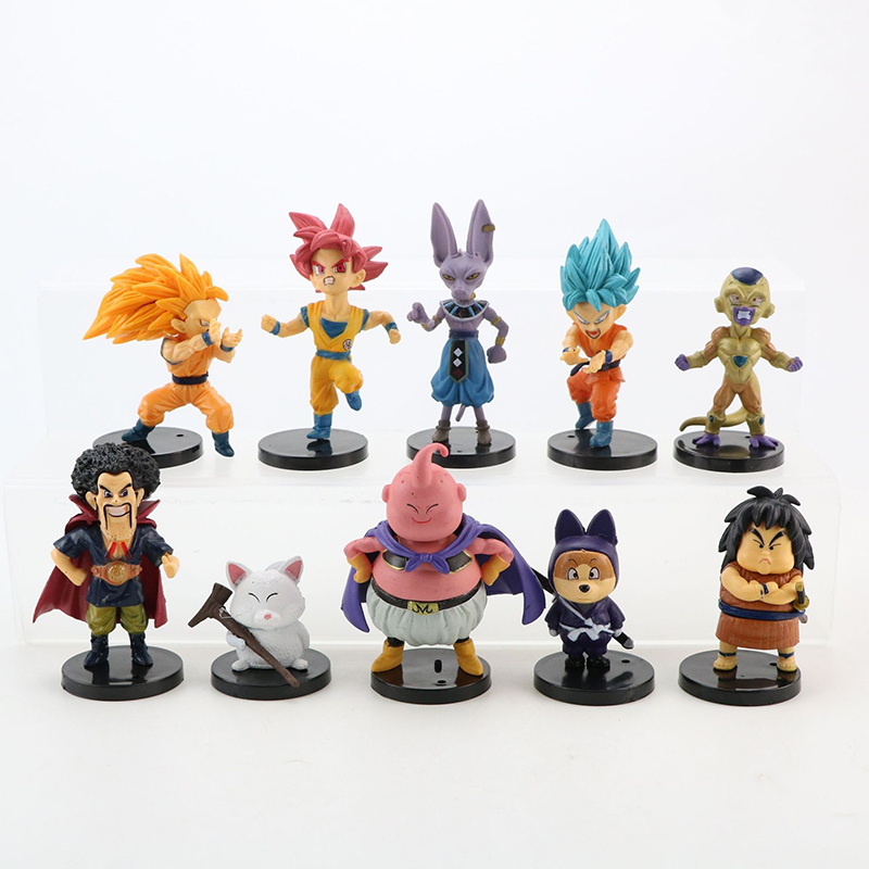 Most Popular Japaneses Style PVC Plastic Anime Action Figure Collection Toys Vinyl Dragon Ball Z Action Figures Whith High Details