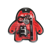 Popular PVC Cartoon Phone Car Keychain Miniature Bag Keyring