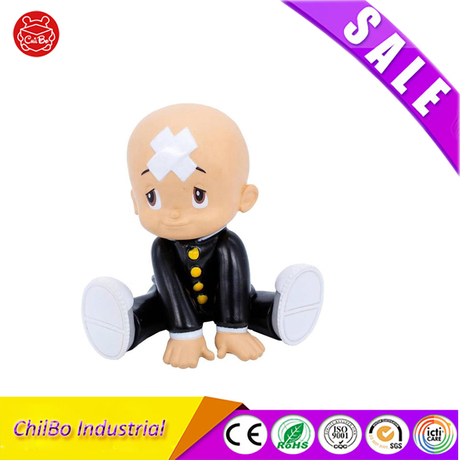 Originality Custom Mini PVC Action Figure Japanese Style Keychain with String for Children