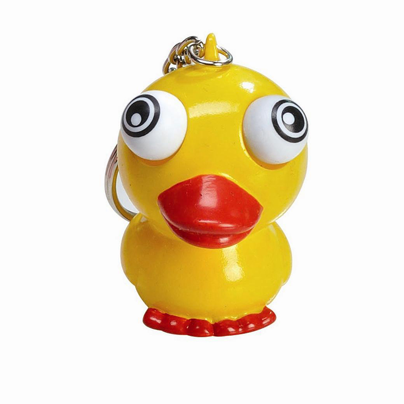 Hot Sale Plastic PVC Monkey Toy, Yellow Duck Action Figure PVC Toy, Keychain Animal Toy