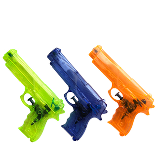 Customized Factory Made Make Your Own Design Transparent Colorful Water Squirting Blasters Squirt Water Gun Toys
