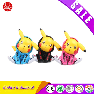 OEM Factory Miniature Cute Pikachu Action Figure Plastic Toy with High Quality