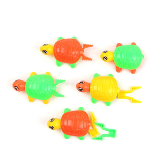 Colorful Small Cute Plastic Turtle Toy Set Mini Sea Turtle Toys for 3+Children