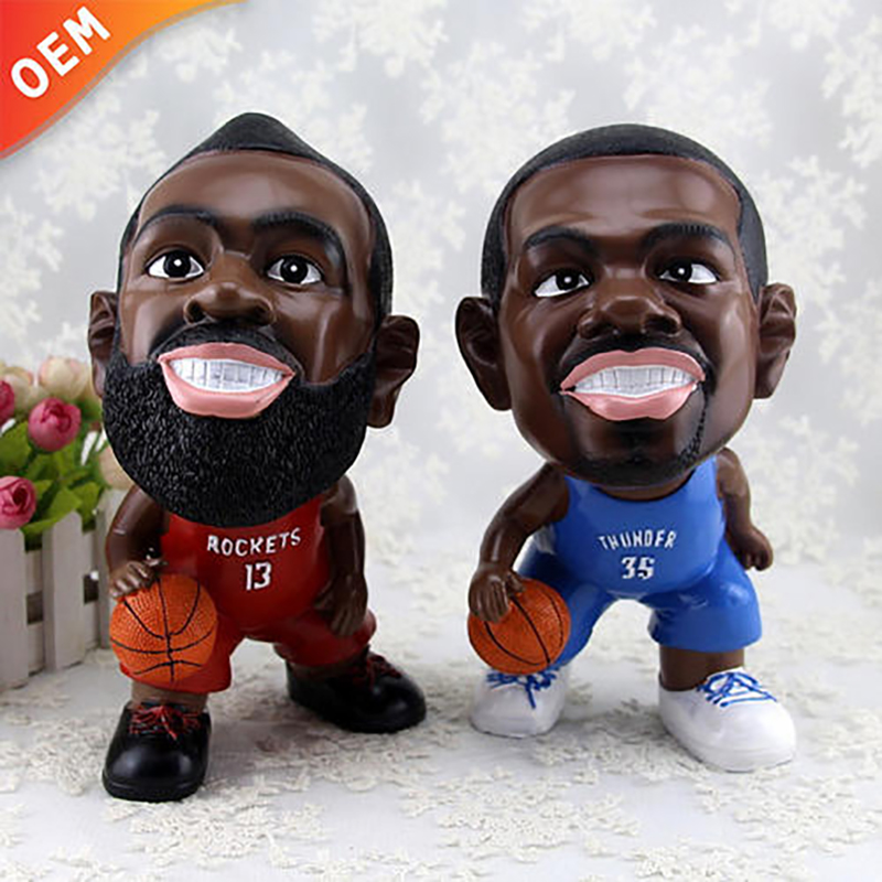 OEM/ODM 3D Collectible Model Toy Famous Popular Athlete Basketball Player Anime Action Figure