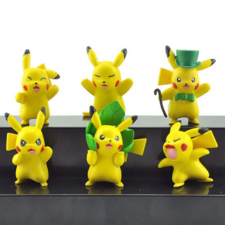 OEM Custom Make Lovely PVC Material Mini Pikachu Toy Action Figure