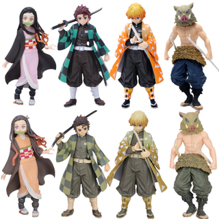 Custom Japanese Style Miniature Demon Slayer Kimets Agatsuma Zenitsu Cartoon Toy Anime Action Figure