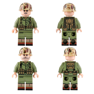Novelty ABS Military Toys Miniature Anime Action Figure Warriors Figure