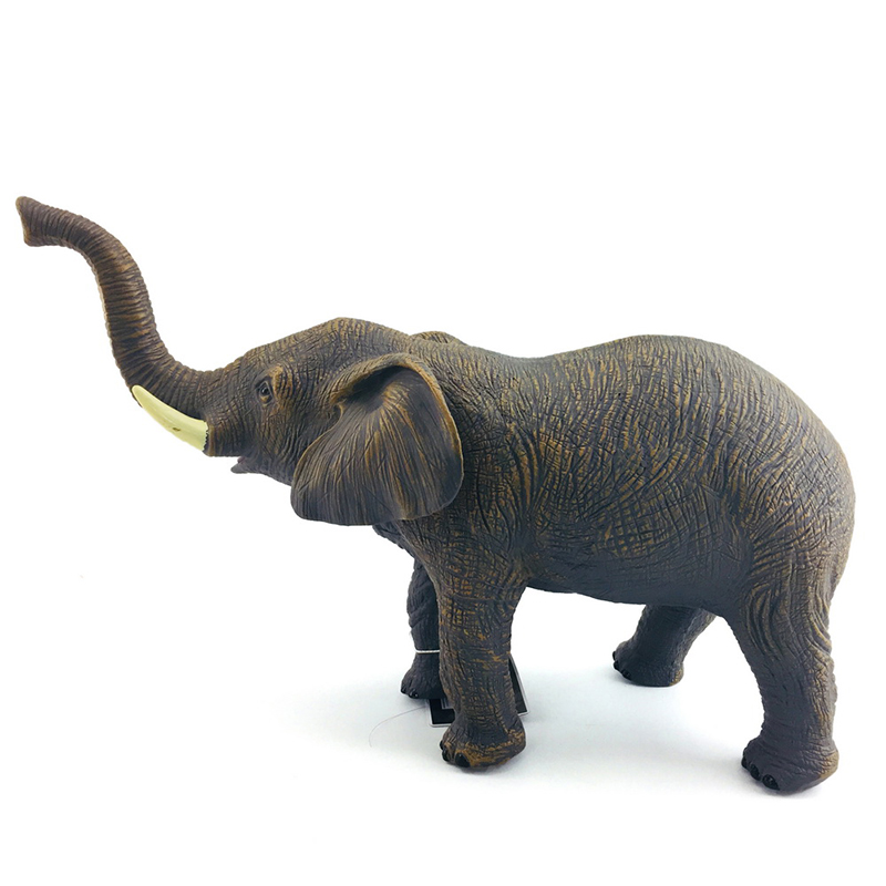Cute OEM/ODM 3D Plastic Material Vinyl Toy Figure Cartoon Shaped Elephant Animals Figures Wholesale