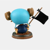 Custom Cake Decoration Topper Cute Monkey D Luffy Statue Set Japanese Anime 3D One Piece Action Figure