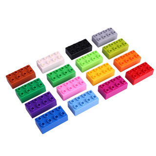 Creative Design ABS Material Construction Building Blocks Educational Assembly Toys Graphic Connection Blocks for Children