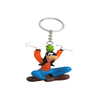 Classic PVC Cartoon Character Cute Duck Animal Action Figure Keychains, Lovely Mouse Animal Keyrings for Promotion