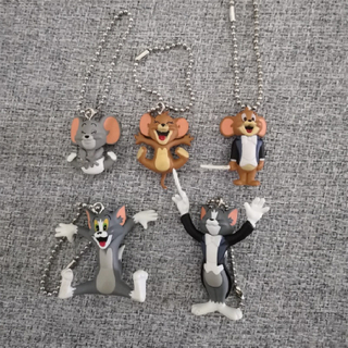 Make Your Own Design Cute Plastic/ PVC Cat and Rat Keychain