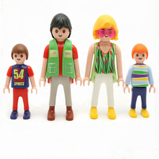 China Manufacturer Customized Factory Made Mini Plastic Playmobil in Block Action Toy Figure