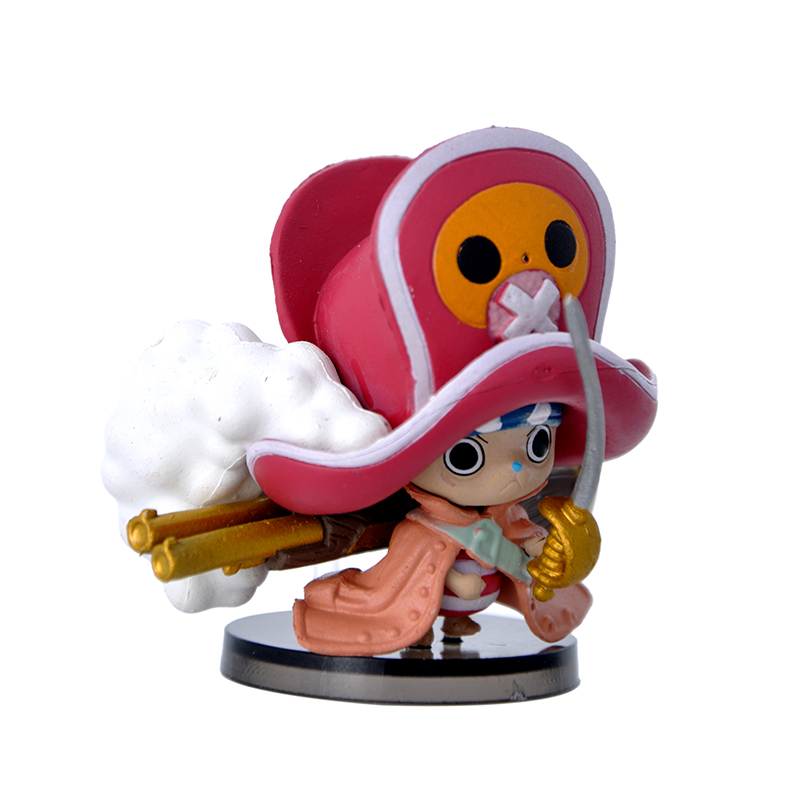 OEM/ODM 3D Japanese Classic Miniature Anime Action Figure Collectible Model Toys Dolls Action Figure One Piece Luffy for Kids