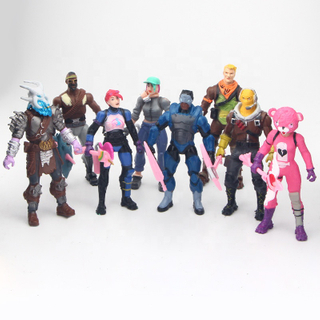 Japanese Movie Characters Battle Bears Royale Anime Action Figure Model PVC Figurines for Children Decoration Collection