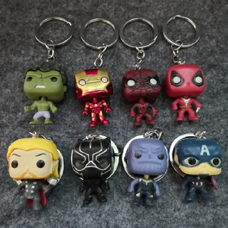 Cartoon Plastic PVC Robot Keychain for Promotion Gift