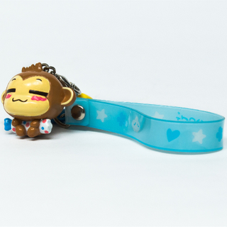 Custom Make PVC Plastic 3D Animal Monkey Keychain