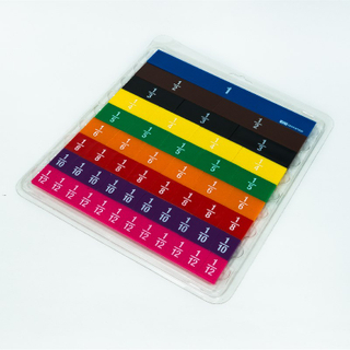 Kids Educational Toy Plastic 51PCS Arabic Fraction Tiles with Tray Math Toy Learning Resources Teaching Aids