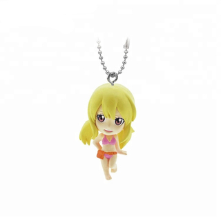 Customized Lovely 3D Action Figure Plastic Keychain