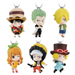 Custom Cheap 3D Anime Figure Keychain in China Action Figure Keychain