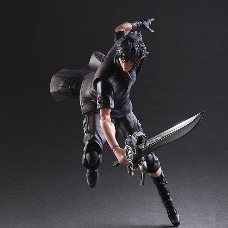 Super Cool High Quality Plastic PVC Material Japanese Final Fantasy Anime Action Figure Flexible Military Action Figure Wholesale