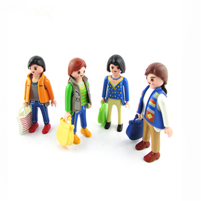 China Manufacturer Customized Factory Made Mini Plastic Playmobil in Block Action Toy Figure