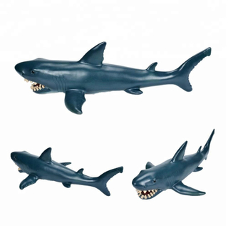 Funny Mini Vinyl Toy Figure Plastic Injection PVC Shark Animals Toy Action Figures for Kids