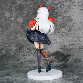 Plastic Sport Girl Figure with Roller Skating