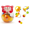 5PCS Custom Cute Small Plastic Hand Shaking Bells Baby Musical Rattle Set Toys