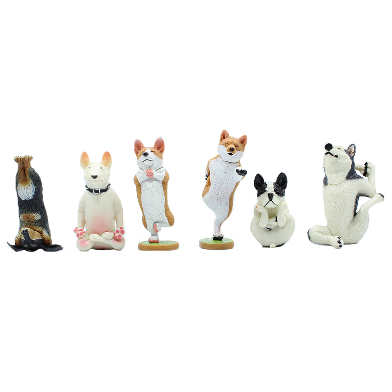 Hot Sale Custom PVC Animal Baby Yoga Dog Action Figure