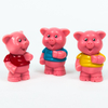 Wholesale Cheap PVC Plastic Animal Piggy Toy Figures