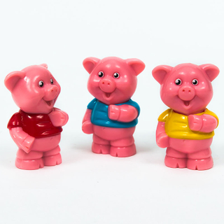 Wholesale Cheap PVC Plastic Animal Piggy Toy Figures