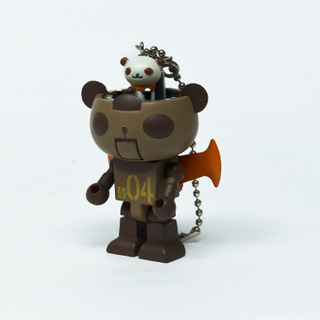 Promotional Gifts Plastic Keychain Custom PVC Panda Keychain