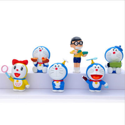 Classic Japanese Cartoon Character Vinyl Doraemon Action Figure PVC Collection Doll Model Figurines Toys Children Kid Gift Collection