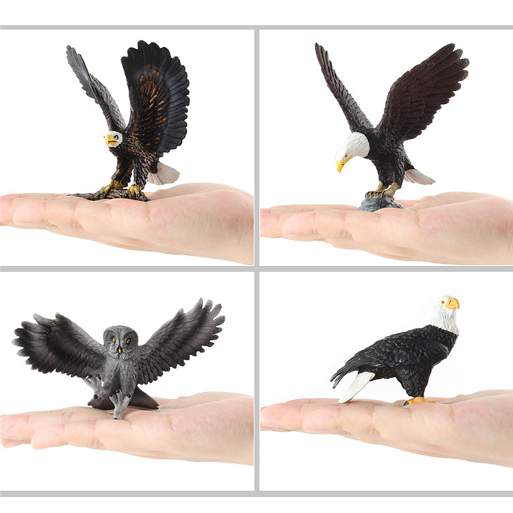 Pvc-domineering-flying-black-eagle-plastic-animal-4