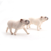 Solid simulation animal models bulldog 3D plastic pet dog toy